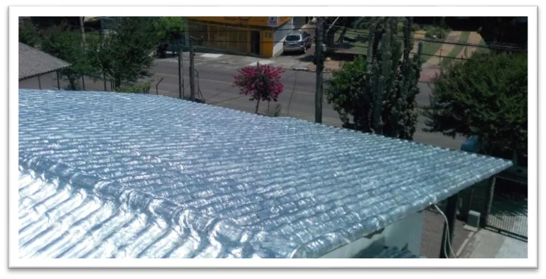 Instalação de Manta Aluminizada em Telhado